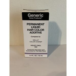 Generic Value Products 050 Violet Chill Liquid Hair Color Wella Permanent Charm